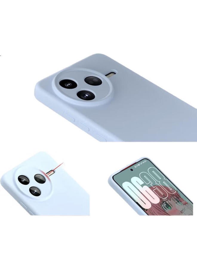 Shangsu, Suitable For Redmi K80 Phone Case, K80 Protective Cover, Premium Liquid Silicone Soft Shell, Full Lens Protection, Shockproof, Anti-Fingerprint, For Women And Men, Solid Color Simple Outer Shell, Carbon Gray - Image 2