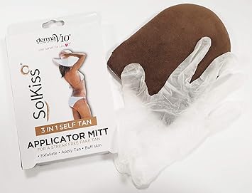 Derma V10 Solkiss 3in1 Self Tan Applicator Mitt - Image 2
