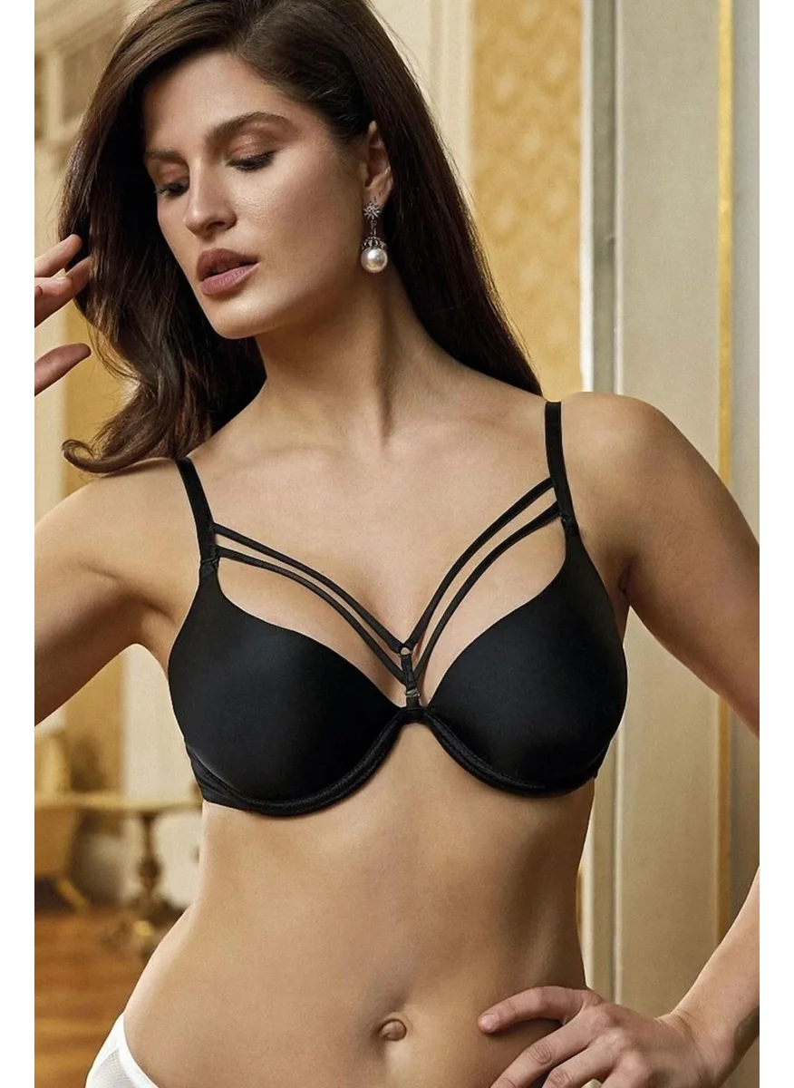 نورتيكس 1020 Women's Underwire Non-Supported On-Off Strap Bra-Black