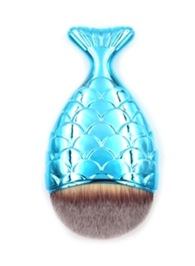 Fish Tail Scale Makeup Brush Sky Blue/Brown