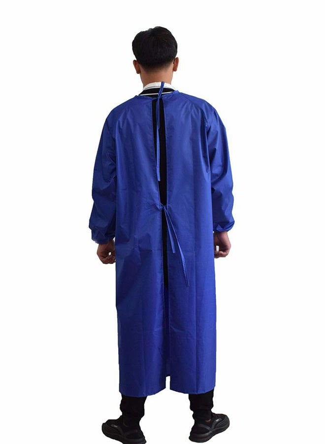 Jaspfct Waterproof Aprons with Long Sleeves, Chemical Resistant Aprons for men MD008Blue - Image 2
