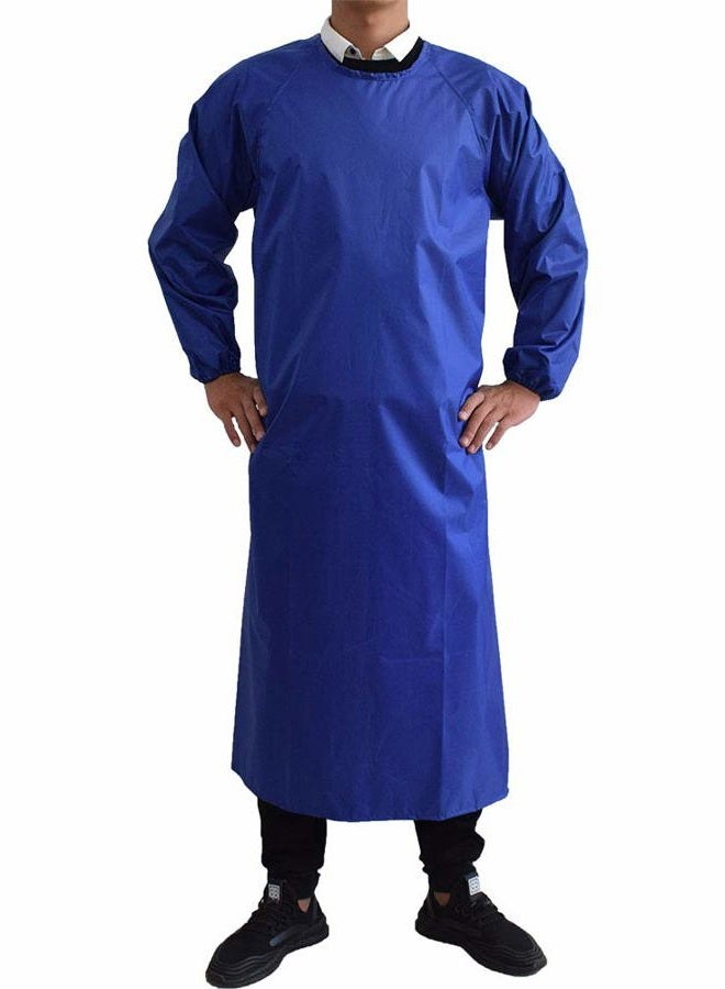 Jaspfct Waterproof Aprons with Long Sleeves, Chemical Resistant Aprons for men MD008Blue - Image 1
