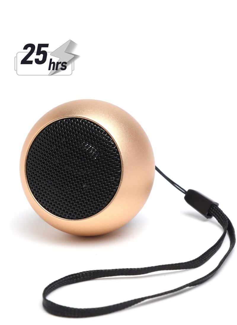 Generic - Mini wireless speaker HD sound quality Golden - Image 1