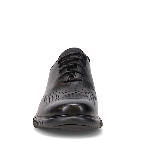COLE HAAN أكسفورد كول هان للرجال 2. زيروغراند بتصميم ليزر وينغتيب، جلد أسود/أسود، 11 - Image 4