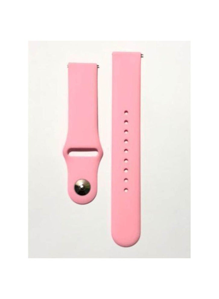 Silicone Watch Band For  Huawei Watch GT4 Max Smart Watch 46mm22mm Anti-Shatter Strap - pink