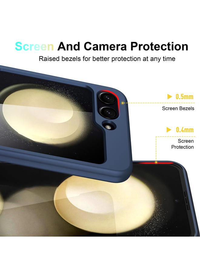 اس-توب جراب لهاتف Samsung Galaxy Z Flip3 5G PC قابل للطي مع مفصلات - Image 4