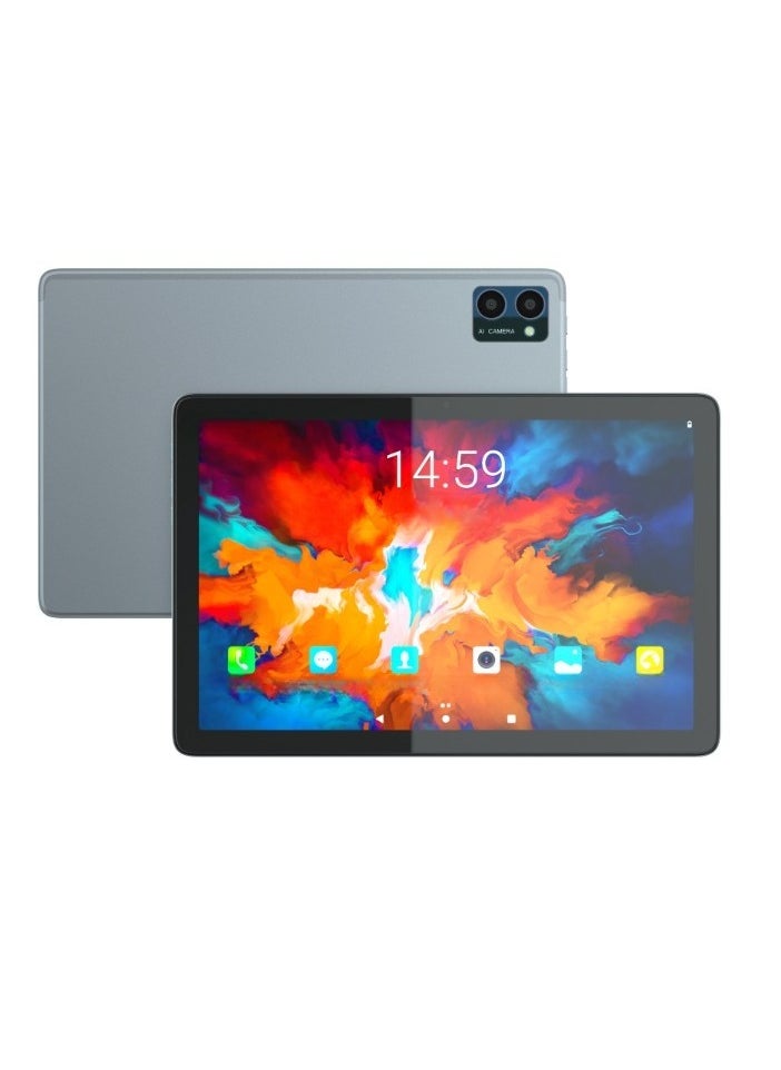 AROAQ - 10.1 Inch Gaming Tablet, Lightweight And Portable Android Pad, Two In One Tablet Computer, HD AR Smart Learning Machine For Kids And Adults, (1pc, Grey, 6GB RAM And 128GB ROM) - Image 1
