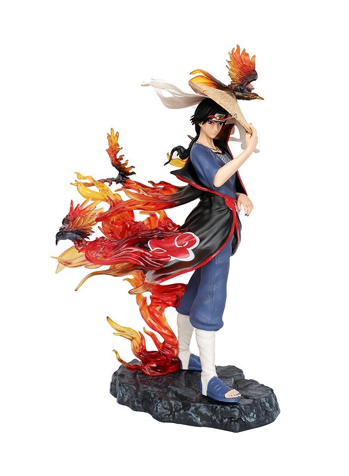 general Naruto series doll model ornaments, Akatsuki Uchiha Itachi PVC model toy decoration collection gifts - Image 1