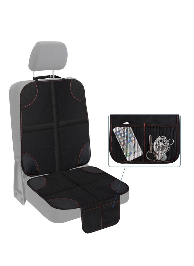 DUNISO 2 Packs Child Car Seat Protector for Child Car Seat Cushion Safety Seat Waterproof 600D Fabric Car Seat, Black  - Image 5
