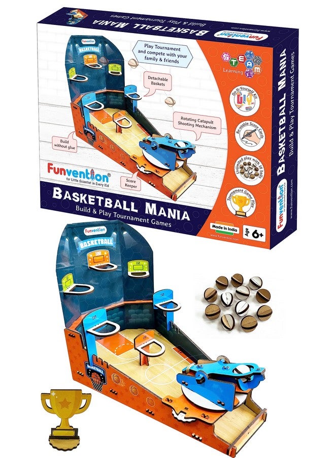 فنفينشين لعبة كرة السلة من فانفنشن - لعبة تعليمية للأطفال من العلوم والتكنولوجيا والهندسة والرياضيات - Image 1