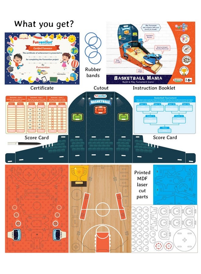 فنفينشين لعبة كرة السلة من فانفنشن - لعبة تعليمية للأطفال من العلوم والتكنولوجيا والهندسة والرياضيات - Image 3