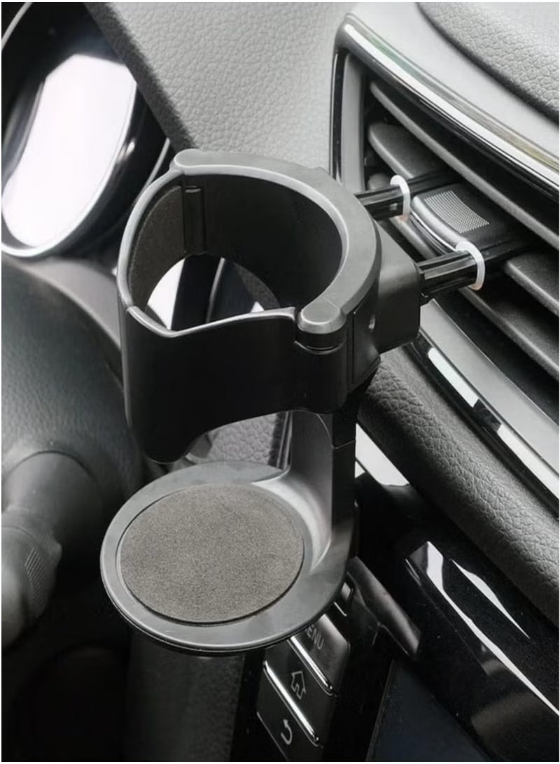 ميأميأ حامل أكواب الشاه والقهوة المريح والعملي للسيارة - قابل للتعديل ومقاوم للتسريب - يناسب أكواب الورق والبلاستيك والزجاج - سهل التثبيت والحمل - Image 5