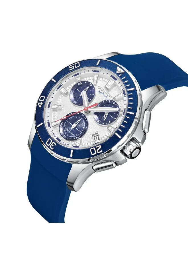 Quantum Men's Silicone Analog Watch HNG1282.339 - 43.5 mm