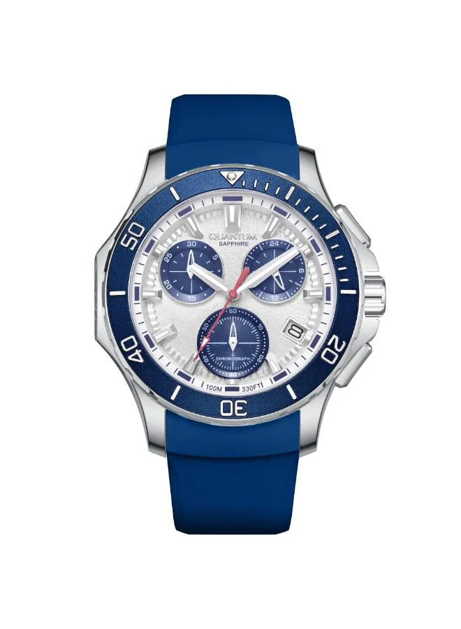 Quantum Men's Silicone Analog Watch HNG1282.339 - 43.5 mm