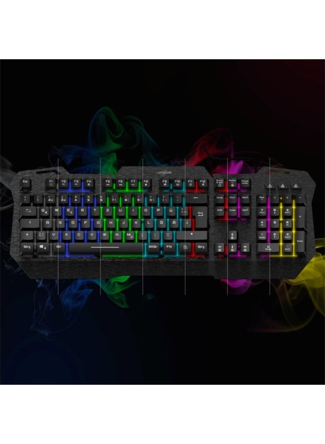 uRage Metal Gaming Keyboard Exodus 450 Illuminated - Black - Image 4