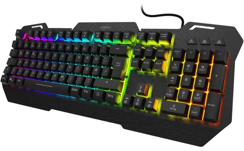 uRage Metal Gaming Keyboard Exodus 450 Illuminated - Black - Image 1