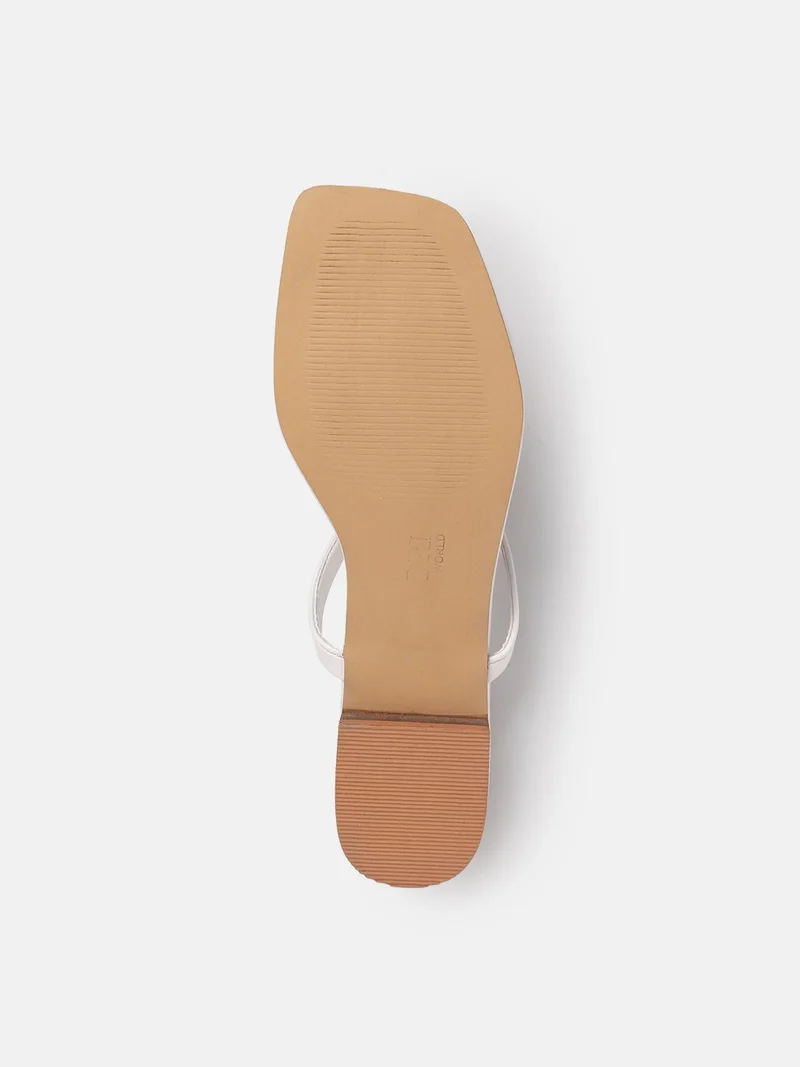 ZORIWORLD AURA White Flats for Women Perfect for Parties & Special Events