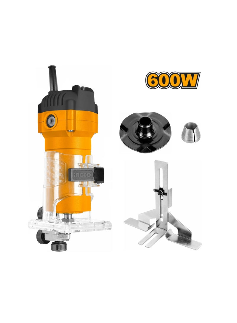 INGCO INGCO Laminate Trimmer PLM6001 – 600W Compact Electric Wood Trimmer for Laminate, Edge Finishing & Routing - Image 3
