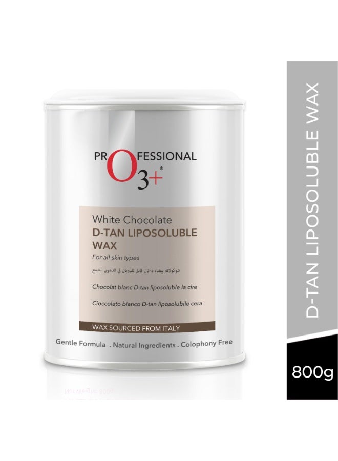 O3+ D-TAN Liposoluble Hair Removal Wax, Depilation For |Face and Eyebrow|Underarm Wax | Sensitive Skin Wax | Sensitive Body Part | Hair Removal Wax | Strip less wax | Peel Off Wax | 800G - Image 4