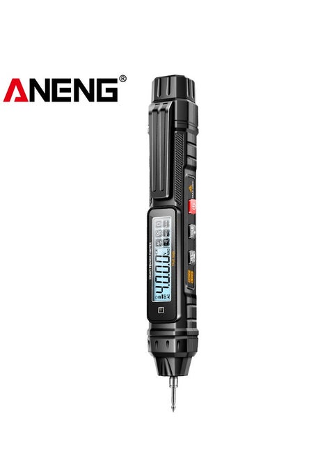 Aneng A3005 Digital Multimeter Pen, Battery-Powered, High Precision & Reliability, For Electricians - Measures Ac/Dc Voltage, Resistance, Continuity, With Lcd Display & Flashlight, Includes Manual