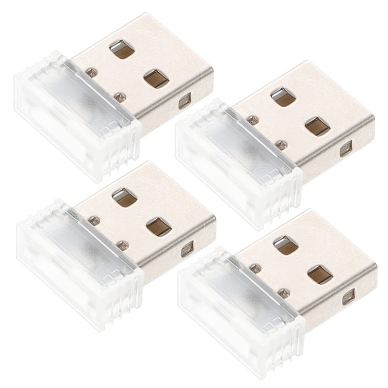 4pcs USB Ice Car Atmosphere Lights Low Power Consumption Soft Glow for Home Hotel and Vehicle Use - Image 2