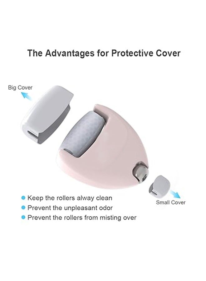Generic Facial Ice Roller, Two Size Ice Roller for Facial Female Daily Care,Face Massager, Face Beauty Device， Face & Neck Massage, Anti Wrinkle Skin Tightening Reduce Double Chin Skin Care Tools，A Good Gift for Friends, Daughters, Lovers, Moms, Grandma (Pink) - Image 2