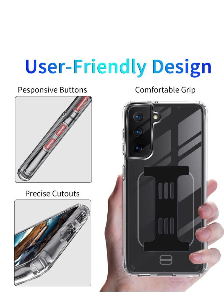 Wtech TPU Hand Grip Case Cover For Samsung Galaxy S22+ / S22 Plus 5G Black - Image 3