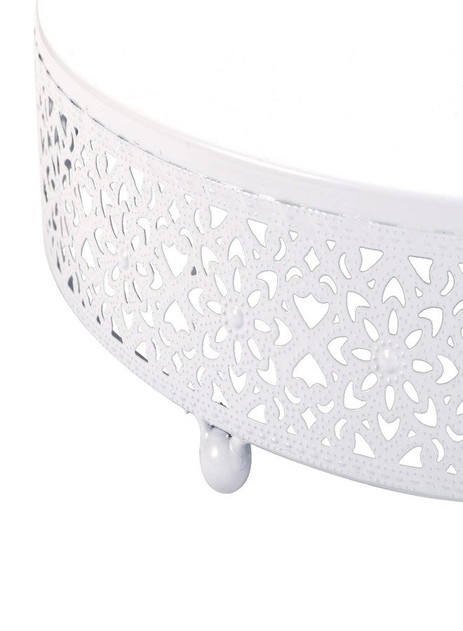 هيدوم طقم هيدوم مكون من 3 حوامل كيك، حوامل عرض حلويات، حوامل كيك دائرية معدنية، أطباق عرض حلويات الكب كيك، مناسبة لحفلات الزفاف والمناسبات وأعياد الميلاد - Image 2