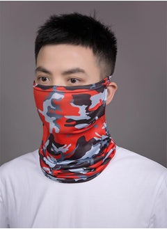 Goolsky UV Face Cover Neck Gaiter Mask Dust Protection Magic Scarf Wind Bandana Balaclava for Summer Running Fishing  - Image 1
