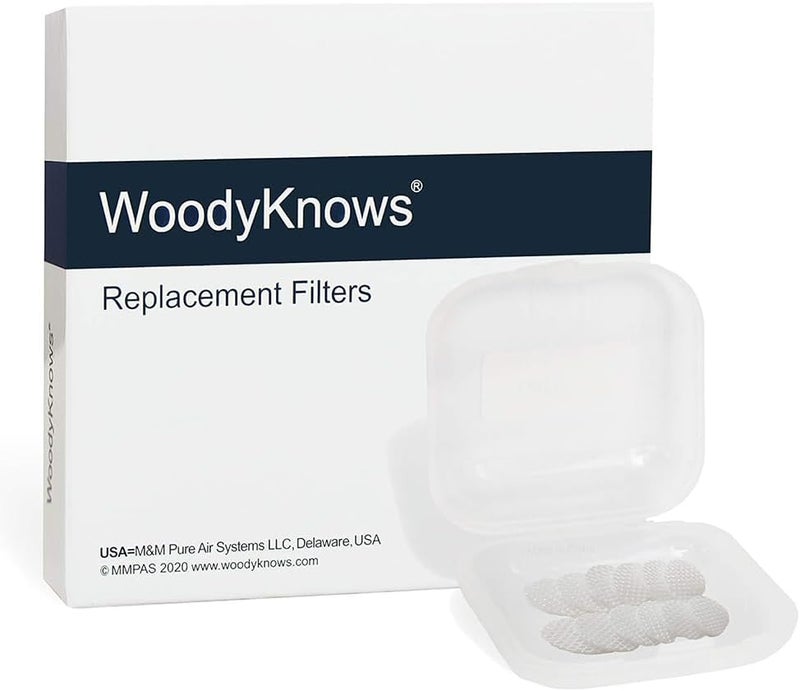 Woodyknows Replacement Filters of WoodyKnows Nasclear Nasal Filters (Replacement Filter 60 Pairs, Large)