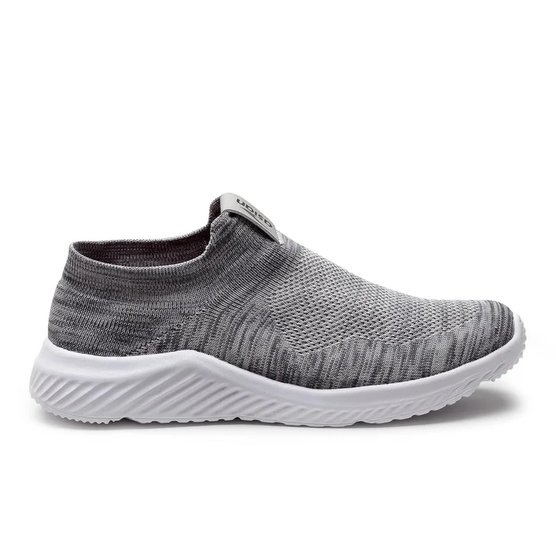 Asian Light Grey Slip-On Sports Shoes for Men
