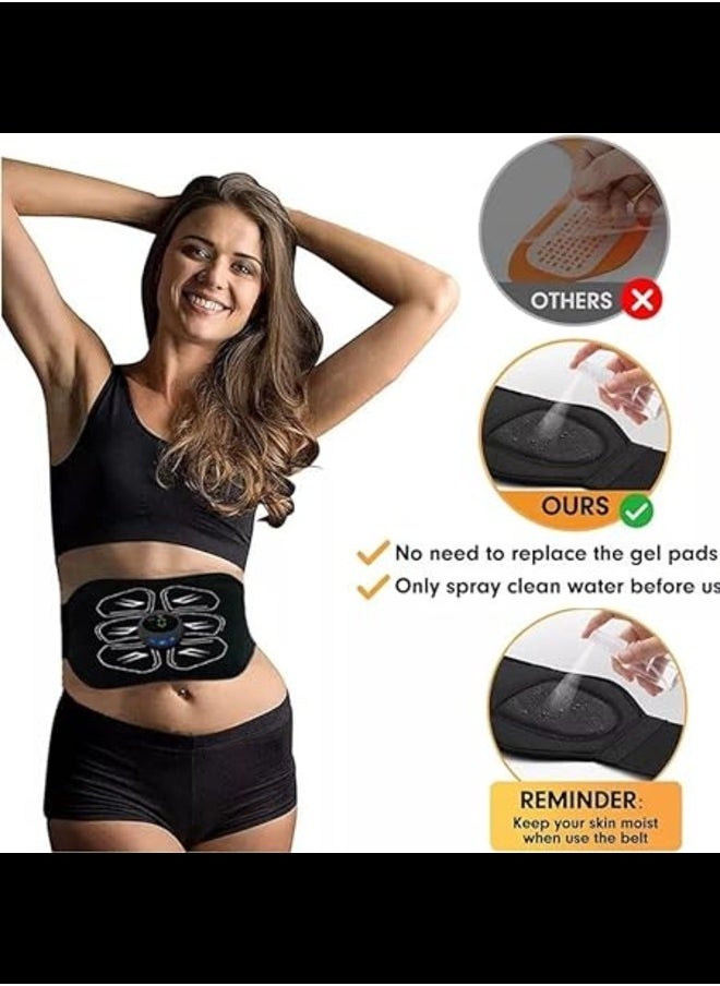 Generic - New EMS Muscle Stimulation Belt Vibration ABS Stimulator Abdominal Trainer Exerciser Slimming Belts Home Gym Fitness Equipment - Image 1