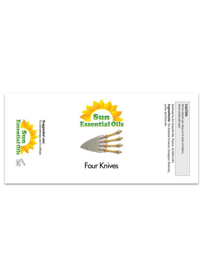 Sun Essential Oils - Four Knives Essential Oil (Huge 4 Ounce Bottle) Bulk - Aromatherapy Oils - Image 2