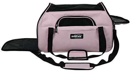 EliteField Soft Sided Pet Carrier (3 Year Warranty, Airline Approved), Multiple Sizes and Colors Available (Medium: 17" L x 9" W x 12" H, Pink) - Image 2