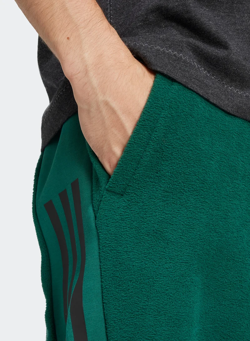 adidas Future Icon 3 Stripe Polar Fleece Sweatpants