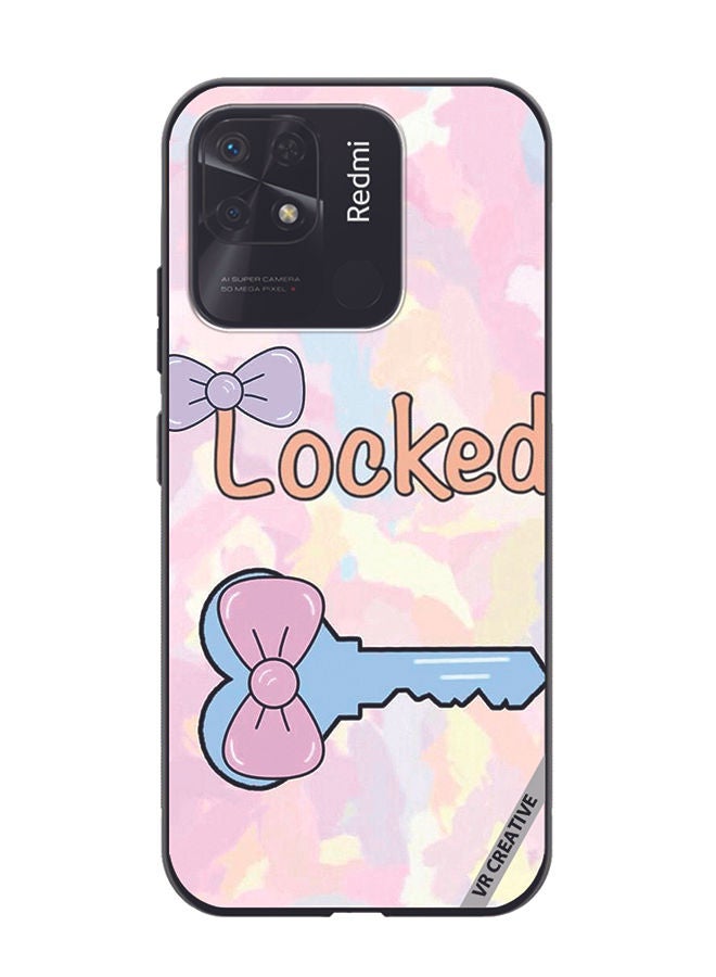 VR CREATIVE Protective Case Cover For Xiaomi Redmi 10C Locked Design Multicolour - Image 1