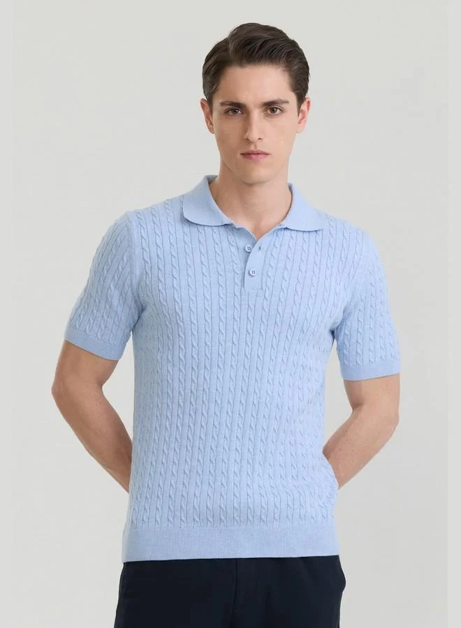 فيليكس هاردي Men's 100% Cotton Knit Polo Shirt Short Sleeve