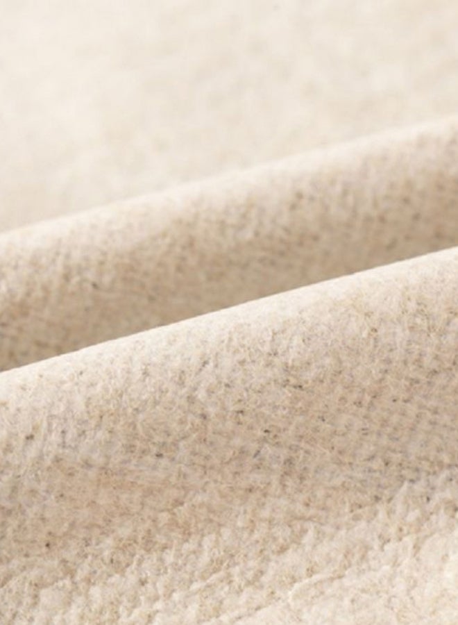 Square Shaped Printed Pillow Case Linen White - Image 5