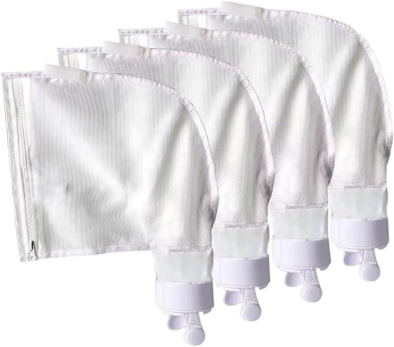 UCEDER Nylon Mesh Pool Cleaner Bags,All Purpose Filter Bag K13 K16 with Zipper Replacement for Polaris 280 and 480 Pool Cleaner (4 Pack) - Image 1