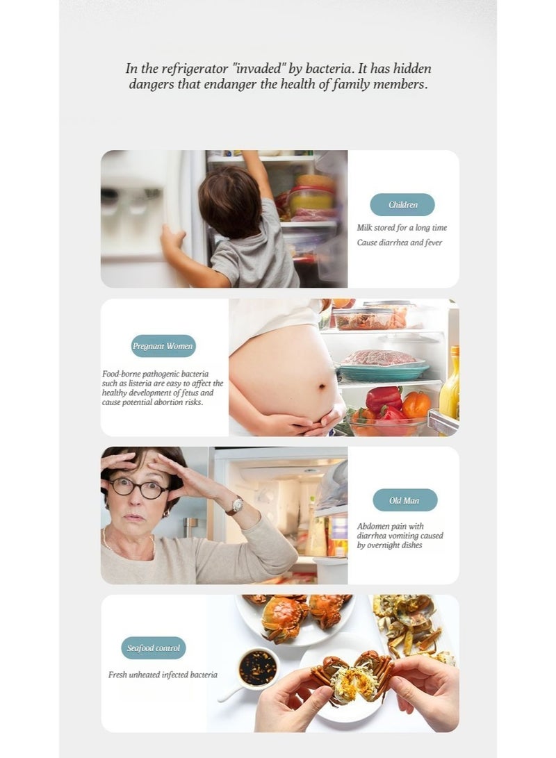 ROOTSENSE refrigerator odor-removing eggs can quickly kill bacteria, disinfect, inhibit bacteria growth, eliminate odors, extend freshness, and purify the air. - Image 4