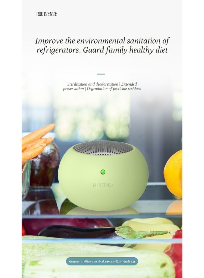 ROOTSENSE refrigerator odor-removing eggs can quickly kill bacteria, disinfect, inhibit bacteria growth, eliminate odors, extend freshness, and purify the air. - Image 2