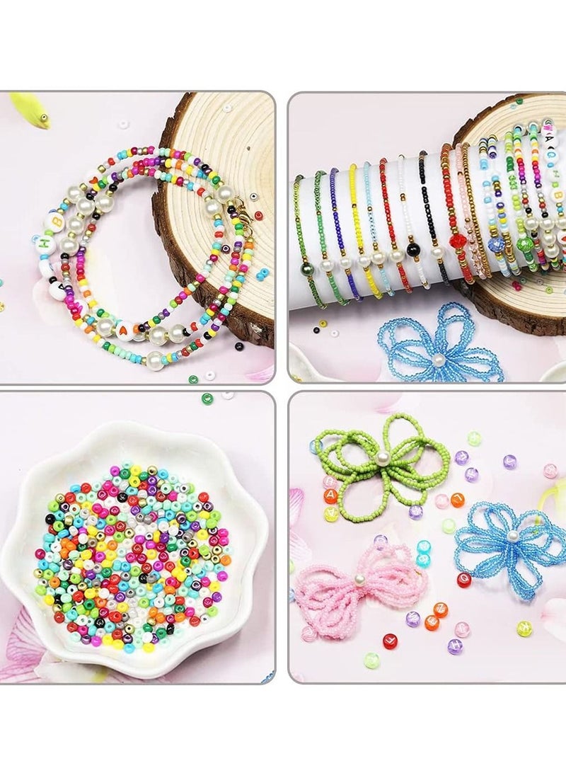 Mountain Gems Colors and Alphabet Letter Beads for Bracelet Jewelry Making  - Image 4