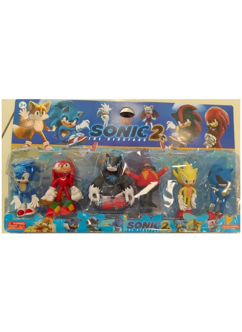 Sonic The Hedgehog Action Figures 4.7'' Tall sonic figures toys Joint Movable Playsets Perfect Kids Cake Toppers Gifts