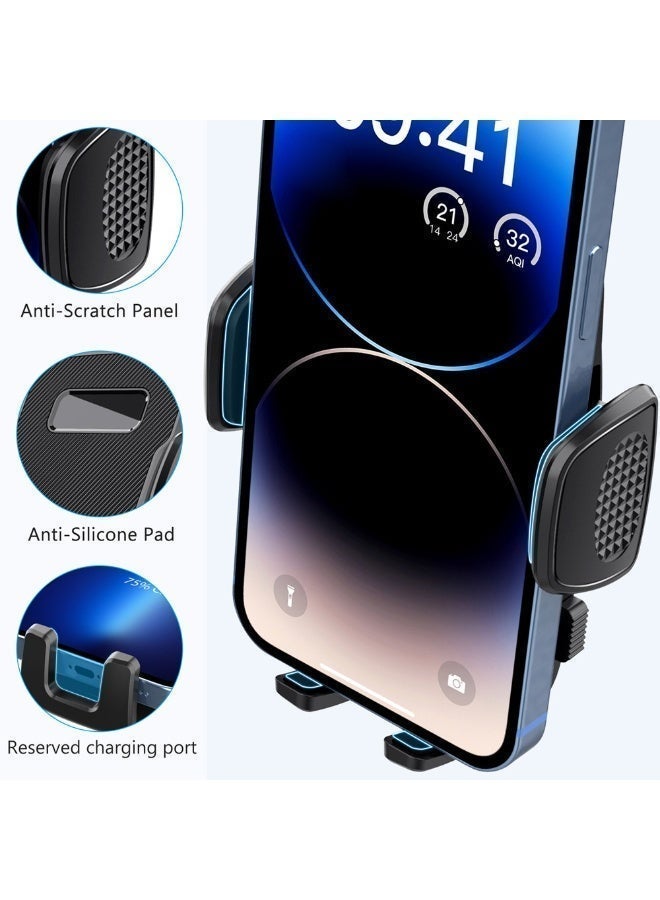 360° Rotatable Car Phone Holder with Strong Suction Cup, One-Hand Operation Dashboard Mount, Anti-Slip Secure Grip, Universal 4.7-7 Inch Compatible + Free LED Type-C Cable - Image 5