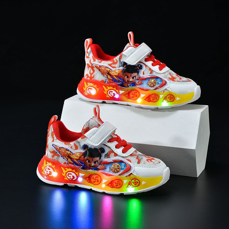 Mesh Sneakers Lightweight Flexible Sole Walking Shoes For Kids Indoor And Outdoor Activities - Image 3
