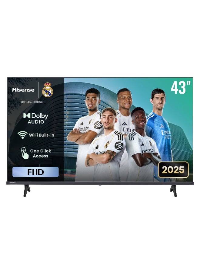 Hisense 43 Inch Class A4 Series FHD 1080p Google Smart TV | DTS Virtual: X, Game | Sports Modes | 60HZ | Chromecast Built-in | 43A42Q Black - Image 1