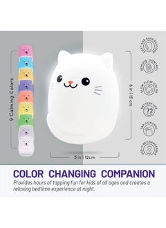 Lumipets, Night Light Kids, Kids Lamp, Kids Night Light, Baby Night Light, Toddler Night Light, Cute Night Light, Cat Night Light for Girls, Nightlight for Kids Room, Rechargeable Battery - pzsku/ZAE9D69789E96B10D1F5EZ/45/_/1736571336/b4d7a9ed-9d3e-4024-bc56-7ec2aa01dc3a