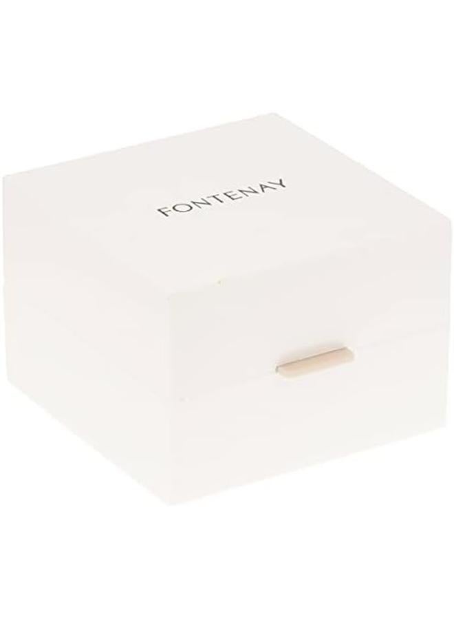 Fontenay Paris Women Rose Gold And White Analog Stainless Steel Band Watch 330Qwpamp - Image 3