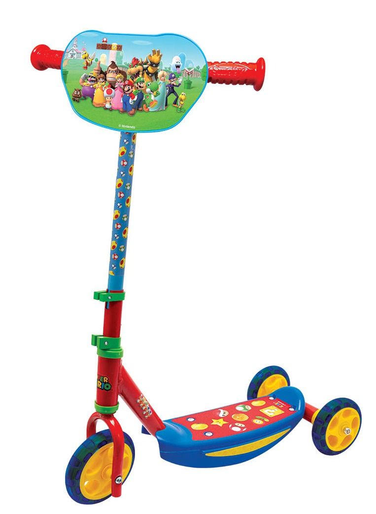 Smoby Super Mario 3 Wheel Scooter