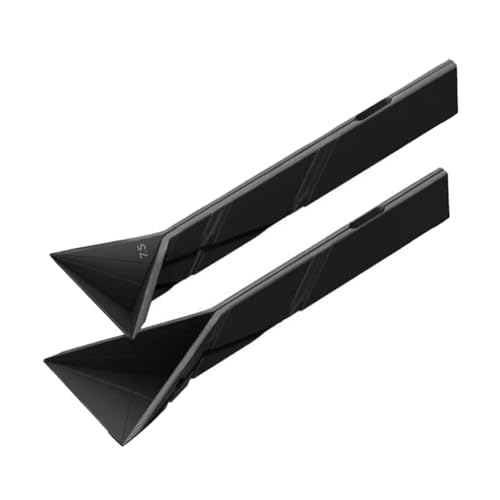 SECRET DESIRE 2 Pieces Folds Flat Measuring Spoons Multifunctional for Kitchen Baking Cook Black|Kitchen Dining & Bar|Kitchen Tools & Gadgets|Measuring Cups & Spoons - Image 1